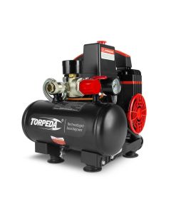 Kompresor bezolejowy TORPEDA 0,9 kW 3 litry