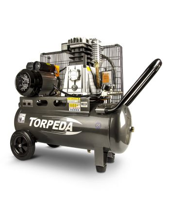 Kompresor TORPEDA 3 kW 50 litrów na kole pasowym