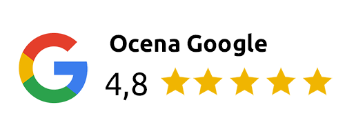 Ocena Google 4,8 na 5